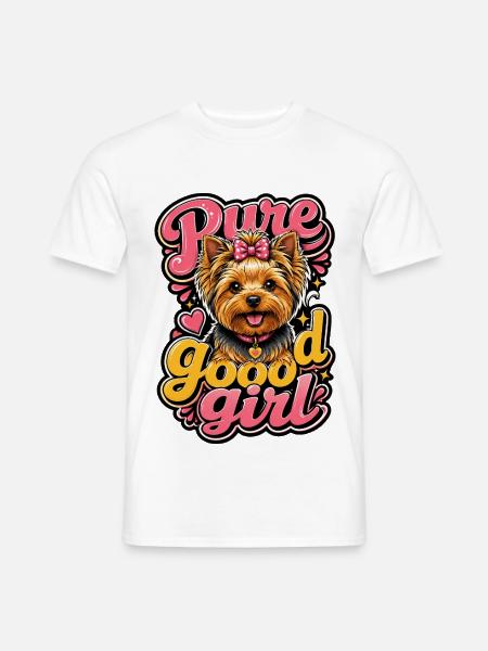Yorkshire Terrier - Männer T-Shirt - Weiß