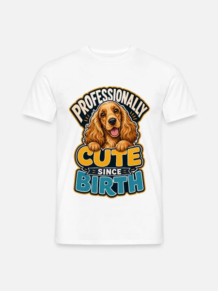Englischer Cocker Spaniel - Männer T-Shirt - Weiß