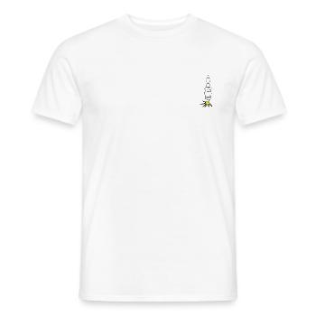 Zündkerze mit Funken - Männer T-Shirt - Weiß - Vorne - AI Model Male 178 dark (178cm)