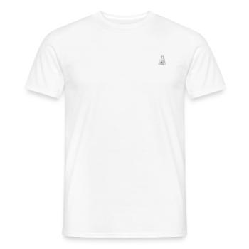 Buddha - Men's T-Shirt - white - Front - AI Model Male 178 dark (178cm)