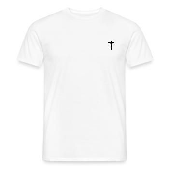 I am a Christian - Men's T-Shirt - white - Front - AI Model Male 178 dark (178cm)