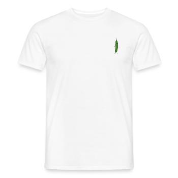 Cutecumber - süße Gurke - Männer T-Shirt - Weiß - Vorne - AI Model Male 178 dark (178cm)