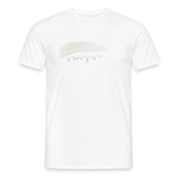 Milch - Männer T-Shirt - Weiß - Vorne - AI Model Male 178 dark (178cm)