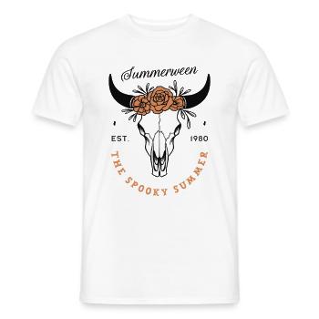 Summerween Sommer Mottoparty Halloween Ästhetik - Männer T-Shirt - Weiß - Vorne - AI Model Male 178 dark (178cm)