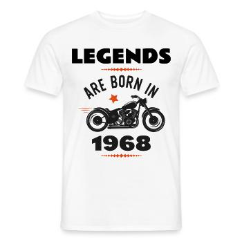 born in 1968 - Männer T-Shirt - Weiß - Vorne - AI Model Male 178 dark (178cm)
