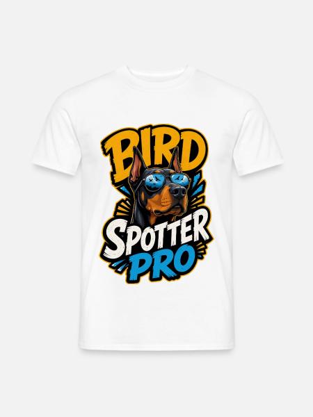 Dobermann - Männer T-Shirt - Weiß