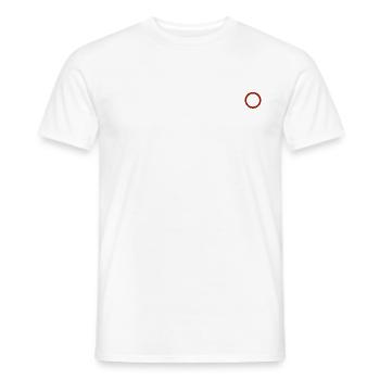Red Circle T-shirt - Men's T-Shirt - white - Front - AI Model Male 178 dark (178cm)