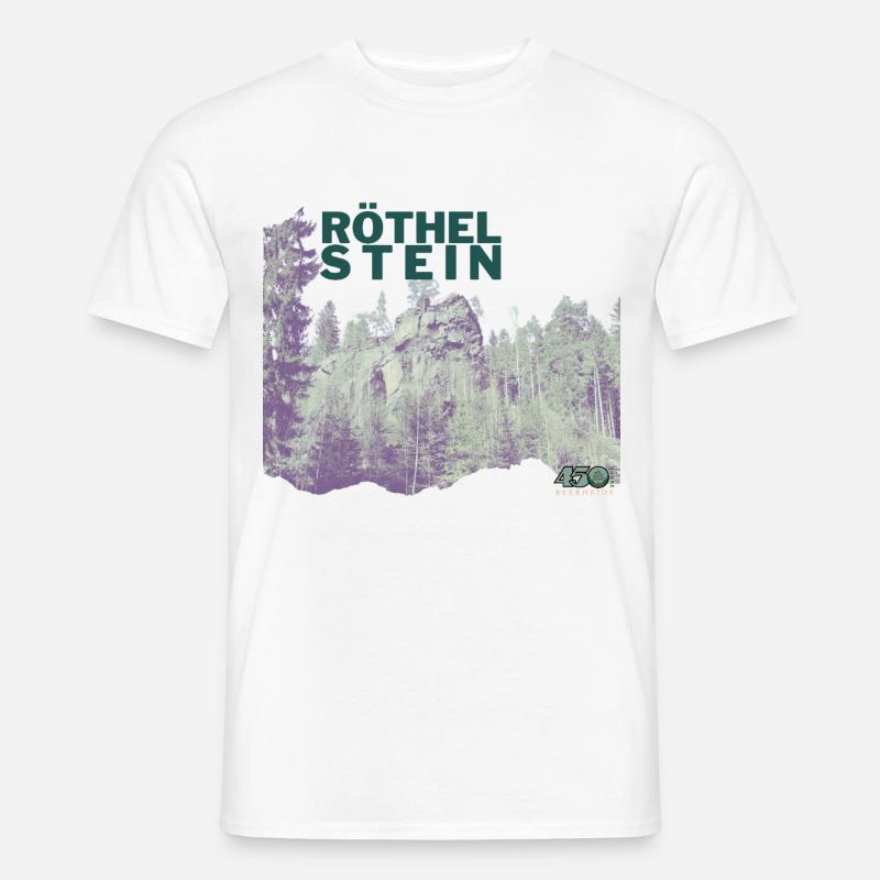 Röthelstein - Männer T-Shirt - Weiß
