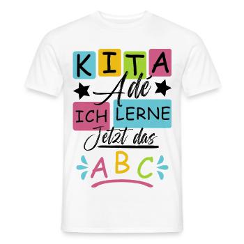 Diplômés en garderie 2026 - T-shirt homme - blanc - Devant - AI Model Male 178 dark (178cm)