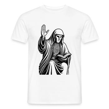 Royal Greeting Medieval - Men's T-Shirt - white - Front - AI Model Male 178 dark (178cm)