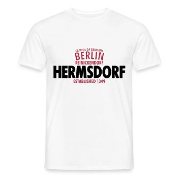 Capitol Of Germany Berlin - Hermsdorf - Männer T-Shirt - Weiß - Vorne - AI Model Male 178 dark (178cm)