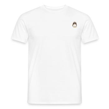 Petit porg - T-shirt homme - blanc - Devant - AI Model Male 178 dark (178cm)
