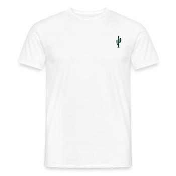 Kaktus - Männer T-Shirt - Weiß - Vorne - AI Model Male 178 dark (178cm)