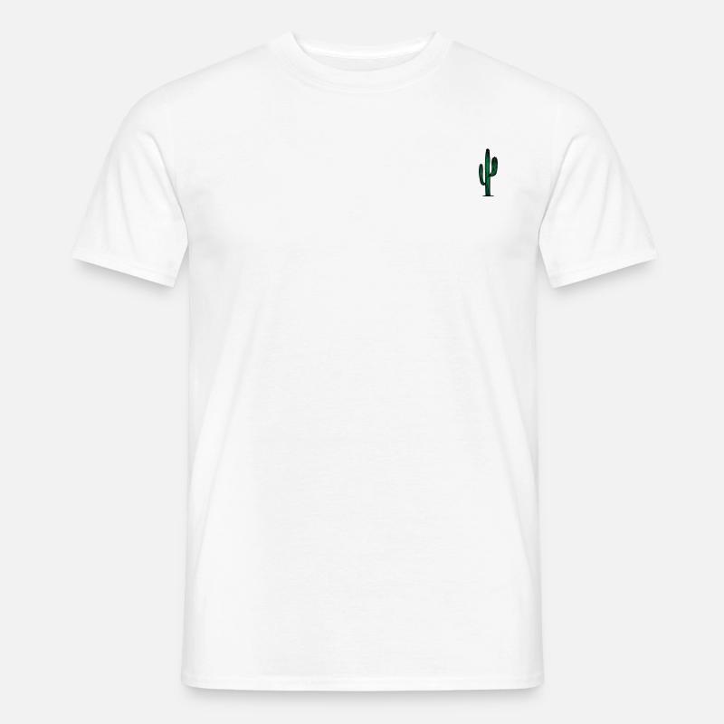 Kaktus - Männer T-Shirt - Weiß