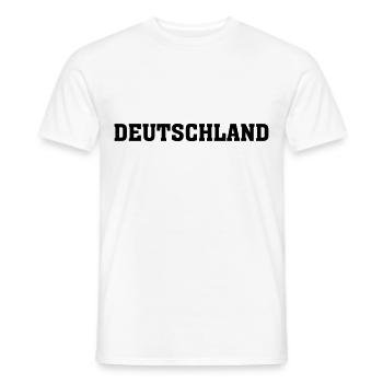Deutschland - Männer T-Shirt - Weiß - Vorne - AI Model Male 178 dark (178cm)