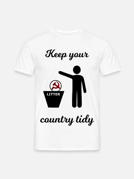 Socialism and Capitalism Funny - Men's T-Shirt - white