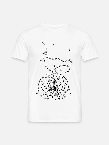 Halloween Ameisenstraße Picknick Wald wandern - Männer T-Shirt - Weiß