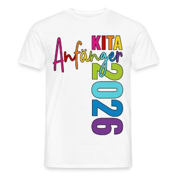 Daycare Beginners 2026 - Men's T-Shirt - white - Front - AI Model Male 178 dark (178cm)
