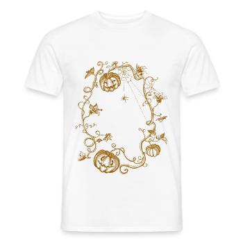 Halloween Vintage  - Männer T-Shirt - Weiß - Vorne - AI Model Male 178 dark (178cm)