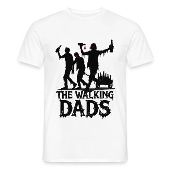 The Walking Dads – Vatertag Junggesellenabschied - Männer T-Shirt - Weiß - Vorne - AI Model Male 178 dark (178cm)
