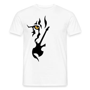 Rock and Roar Guitar Solo - Männer T-Shirt - Weiß - Vorne - AI Model Male 178 dark (178cm)