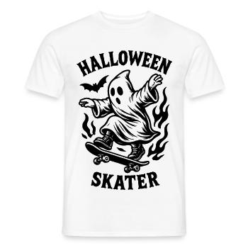 Halloween Skater - Männer T-Shirt - Weiß - Vorne - AI Model Male 178 dark (178cm)