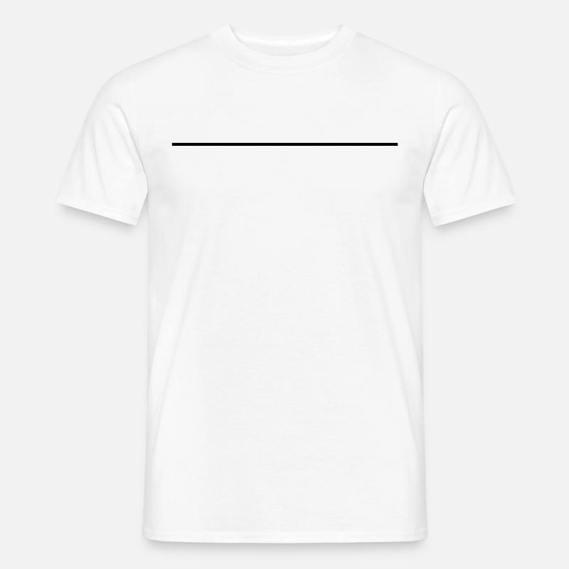 Strich - Männer T-Shirt - undefined