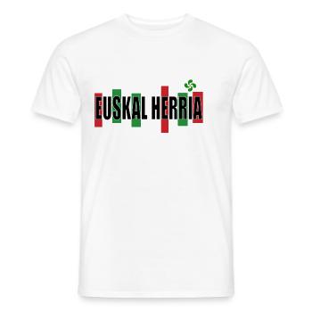 Baskische Land - Männer T-Shirt - Weiß - Vorne - AI Model Male 178 dark (178cm)