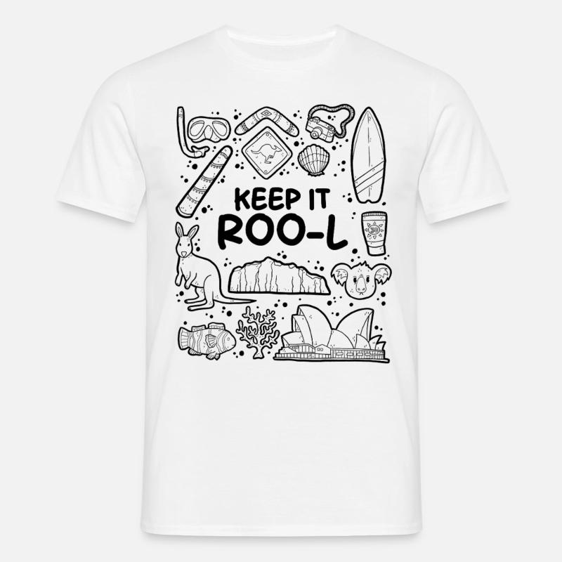 Keep it roo-l - Men's T-Shirt - white