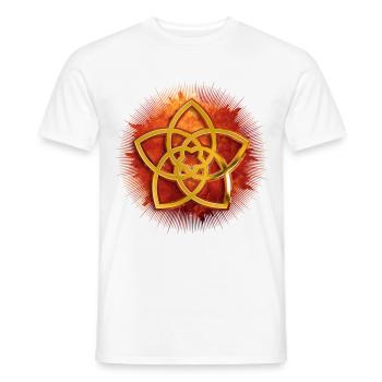 Venusblume - T-shirt homme - blanc - Devant - AI Model Male 178 dark (178cm)