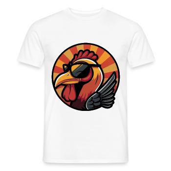 Turquie Bande dessinée Été frais - T-shirt homme - blanc - Devant - AI Model Male 178 dark (178cm)