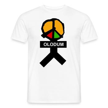 Olodum - Men's T-Shirt - white - Front - AI Model Male 178 dark (178cm)