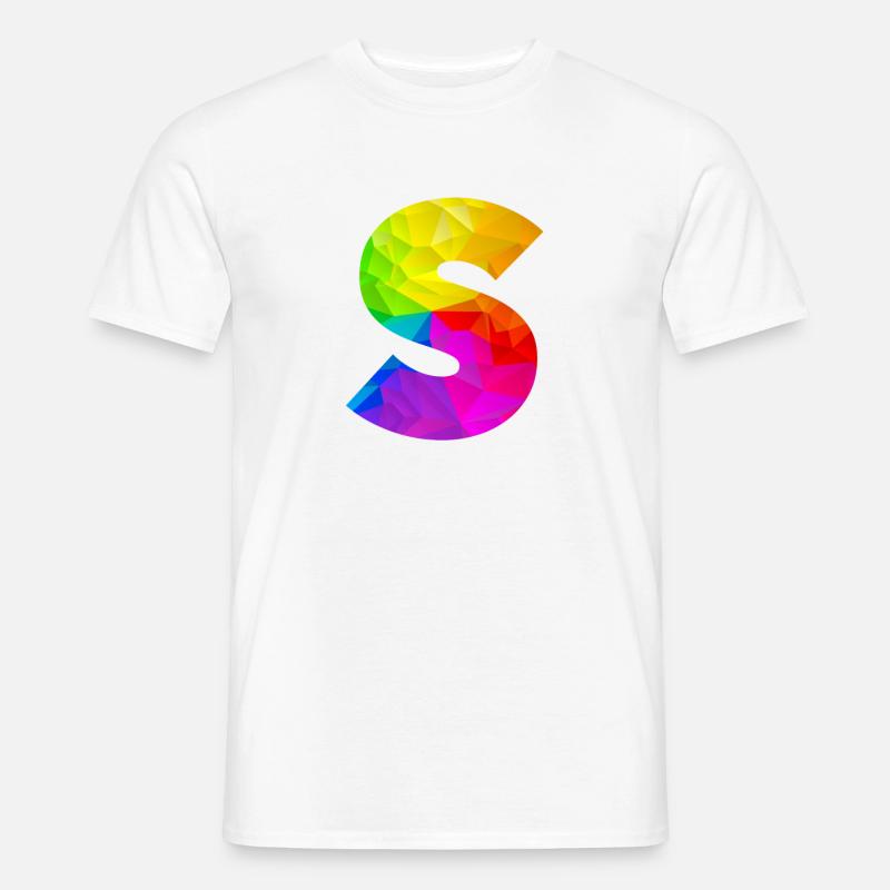 Polygon S - Männer T-Shirt - Weiß