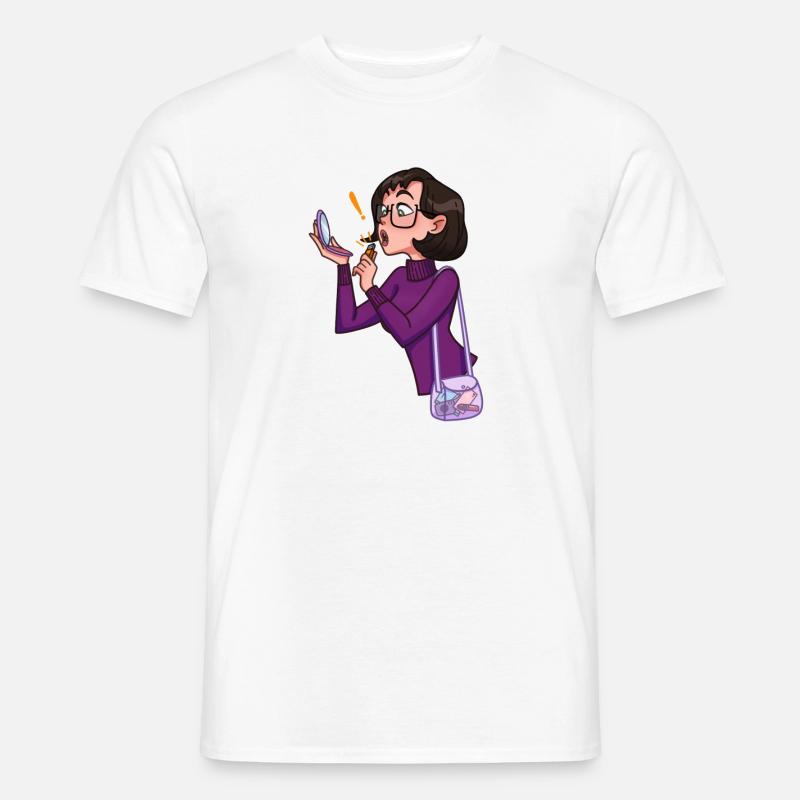 Tech Lippenstift von TechPrincess - Männer T-Shirt - Weiß