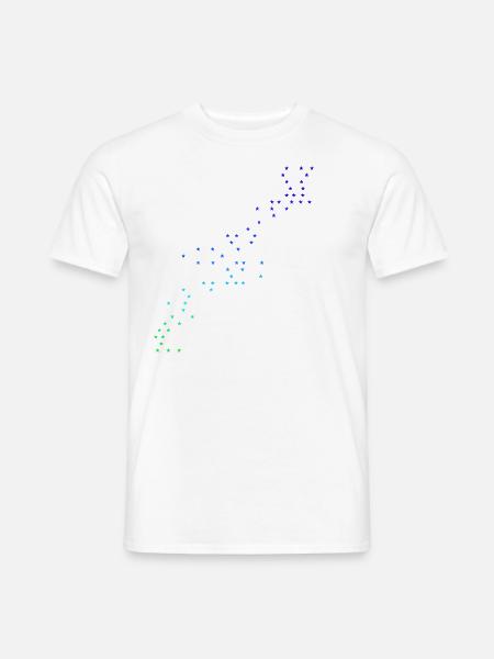 Sterne Sternengalaxie Geschenkidee Geschenk Idee - Männer T-Shirt - Weiß