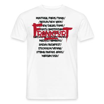Frankfurt 069 - Men's T-Shirt - white - Front - AI Model Male 178 dark (178cm)