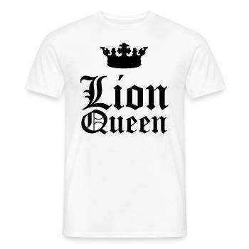 Lion Queen - Men's T-Shirt - white - Front - AI Model Male 178 dark (178cm)