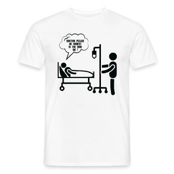 Cycling shirt cycling road bike jersey gift - Men's T-Shirt - white - Front - AI Model Male 178 dark (178cm)