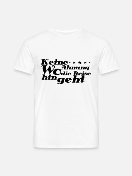Reisen - Männer T-Shirt - Weiß