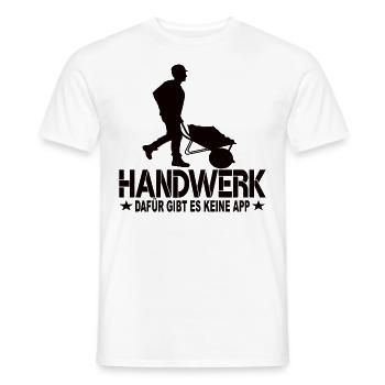 Handwerker - Männer T-Shirt - Weiß - Vorne - AI Model Male 178 dark (178cm)
