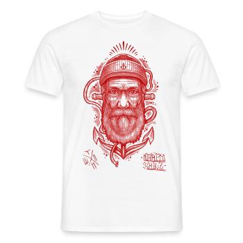sea wolf - Männer T-Shirt - Weiß - Vorne - AI Model Male 178 dark (178cm)