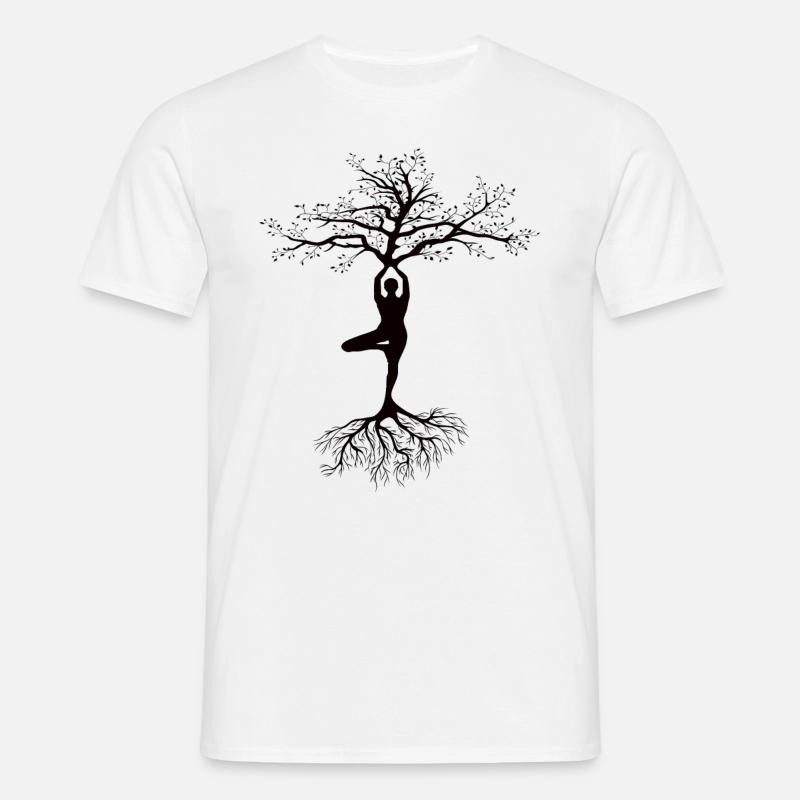 meditation - Men's T-Shirt - white