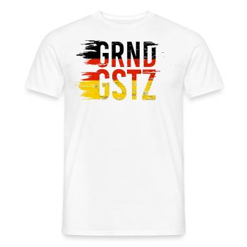 Grundgesetz - Männer T-Shirt - Weiß - Vorne - AI Model Male 178 dark (178cm)
