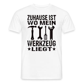 Handwerker - Männer T-Shirt - Weiß - Vorne - AI Model Male 178 dark (178cm)