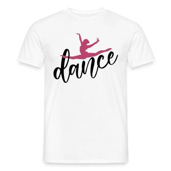 Tänzerin Tanzen Musik Spruch Tänzer Geschenk - Männer T-Shirt - Weiß - Vorne - AI Model Male 178 dark (178cm)