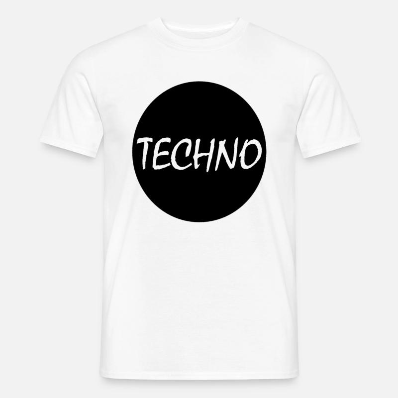 New Magic Techno Design Geschenk - Männer T-Shirt - Weiß