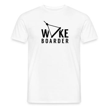 Wakeboarder wakeboard wakeboarding wake - Men's T-Shirt - white - Front - AI Model Male 178 dark (178cm)
