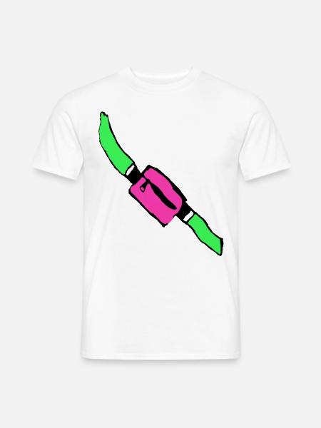 gürteltasche - Männer T-Shirt - Weiß