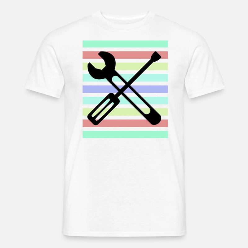 Conception d'outils Sunset - T-shirt homme - blanc