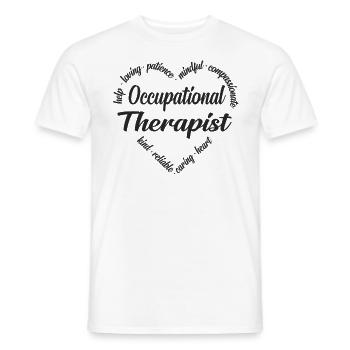 Ergotherapeut - Männer T-Shirt - Weiß - Vorne - AI Model Male 178 dark (178cm)